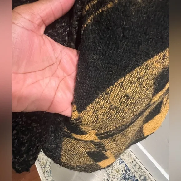 AN REN NEW YORK Multicolor Wool Knit Coat 🖼️ - Picture 6 of 11